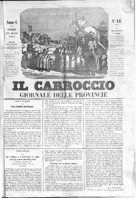 Il Carroccio - Edizione 11 del 18/03/1848